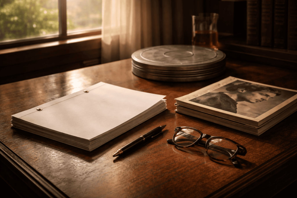 モデル時代から実力派俳優へと更新され続けたキャリアの厚みを象徴する静かなデスク風景